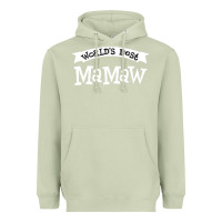 Matcha World's Best Mamaw Ever Heavyweight Hoodie - artisFamous