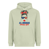 Matcha all american trump girl Heavyweight Hoodie - artisFamous
