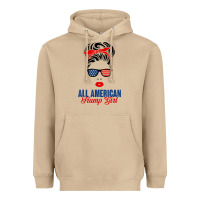 Mushroom all american trump girl Heavyweight Hoodie - artisFamous