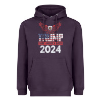 Trump 2024 Take America Back Heavyweight Hoodie | Teevron