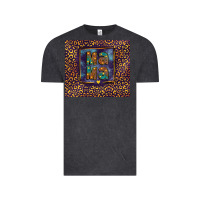 Vintage Black Leopard mama Vintage Tee - FaDigitalArtStudio