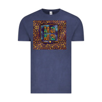 Vintage Denim Leopard mama Vintage Tee - FaDigitalArtStudio