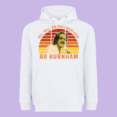 Bo Burnham T-shirt, Well, Well. Look Who's Inside Again Heavyweight Hoodie Designed By Artisfamous