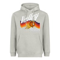 Moon Dust the valley oop phoenix basketball retro sunset basketball t shirt Heavyweight Hoodie - artisFamous