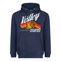 Navy the valley oop phoenix basketball retro sunset basketball t shirt Heavyweight Hoodie - artisFamous