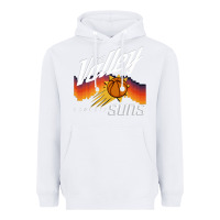 White the valley oop phoenix basketball retro sunset basketball t shirt Heavyweight Hoodie - artisFamous