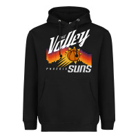 The Valley Oop Phoenix Basketball Retro Sunset Basketball T Shirt Heavyweight Hoodie | Teevron