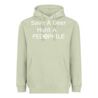 Matcha save a deer   hunt a pedophil Heavyweight Hoodie - artisFamous