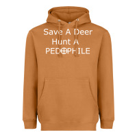 Meerkat save a deer   hunt a pedophil Heavyweight Hoodie - artisFamous