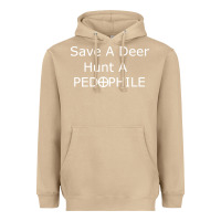 Mushroom save a deer   hunt a pedophil Heavyweight Hoodie - artisFamous