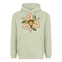Matcha sicilian triskelion Heavyweight Hoodie - artisFamous