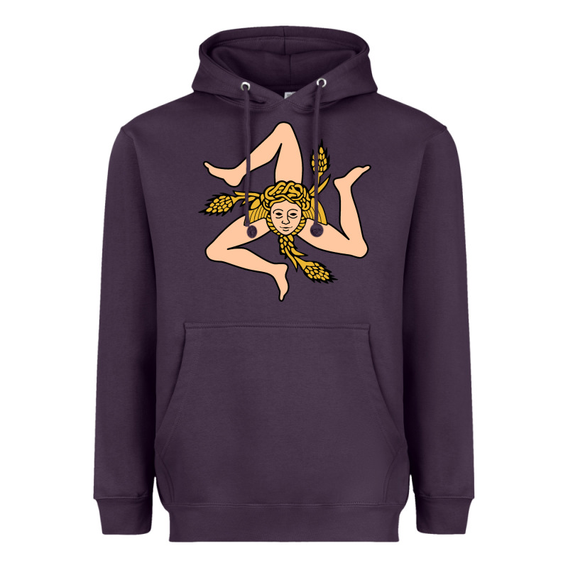 Sicilian Triskelion Heavyweight Hoodie by artisFamous | Teevron