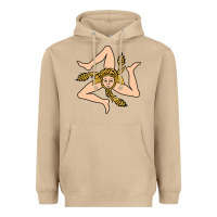 Mushroom sicilian triskelion Heavyweight Hoodie - artisFamous