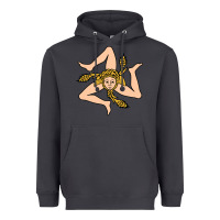 Smoke sicilian triskelion Heavyweight Hoodie - artisFamous