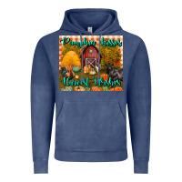Vintage Denim pumpkin kisses harvest wishes tumbler Vintage Hoodie - BundleAndBundleShop