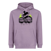 Lavender snowmobile throttle Heavyweight Hoodie - artisFamous