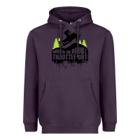 Plum snowmobile throttle Heavyweight Hoodie - artisFamous