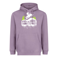 Lavender snowmobile throttle Heavyweight Hoodie - artisFamous