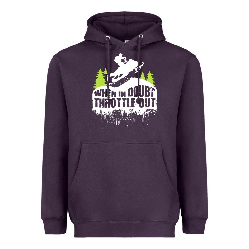 Snowmobile Throttle Heavyweight Hoodie by artisFamous | Teevron
