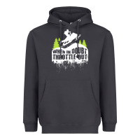 Smoke snowmobile throttle Heavyweight Hoodie - artisFamous