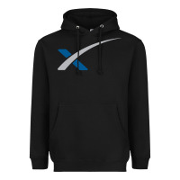 Black space X Heavyweight Hoodie - artisFamous
