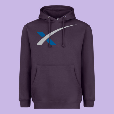 Space X Heavyweight Hoodie Designed By Artisfamous