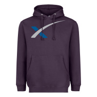 Plum space X Heavyweight Hoodie - artisFamous