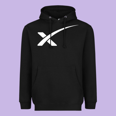 Space X Heavyweight Hoodie Designed By Artisfamous