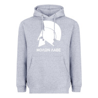 Heather Grey spartan helmet Heavyweight Hoodie - artisFamous