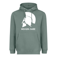 Sage spartan helmet Heavyweight Hoodie - artisFamous