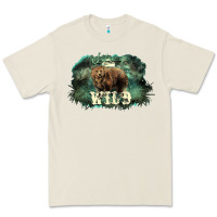 Bone Stay wild night Grizzly Bear Premium Tee - HowdyJamesFarm