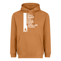 Meerkat the man in black fled across the desert Heavyweight Hoodie - artisFamous