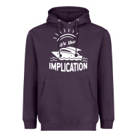 Plum the implication   its always sunny in philadelphia Heavyweight Hoodie - artisFamous