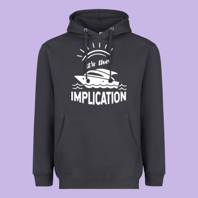 The Implication   Its Always Sunny In Philadelphia Heavyweight Hoodie Designed By Artisfamous