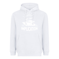 White the implication   its always sunny in philadelphia Heavyweight Hoodie - artisFamous