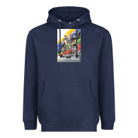 Navy fast and furious 9 Heavyweight Hoodie - artisFamous