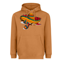 Meerkat maracas sombrero mexican Heavyweight Hoodie - artisFamous