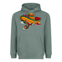 Sage maracas sombrero mexican Heavyweight Hoodie - artisFamous