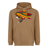 Toasted Coconut maracas sombrero mexican Heavyweight Hoodie - artisFamous
