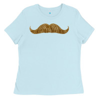 Baby Blue moustache fa element Ladies Tee - FaDigitalArtStudio