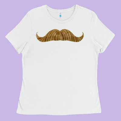 Moustache Fa Element Ladies Tee Designed By Fadigitalartstudio