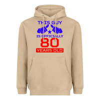 Mushroom this guy is 80 years funny 80th birthday Heavyweight Hoodie - artisFamous