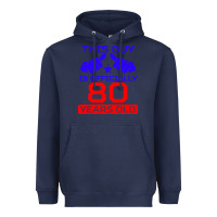 Navy this guy is 80 years funny 80th birthday Heavyweight Hoodie - artisFamous
