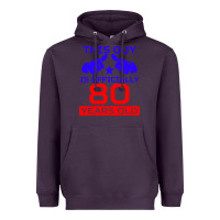 Plum this guy is 80 years funny 80th birthday Heavyweight Hoodie - artisFamous