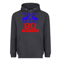 This Guy Is 80 Years Funny 80th Birthday Heavyweight Hoodie | Teevron