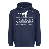 Navy carolina dog Heavyweight Hoodie - artisFamous