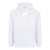 White carolina dog Heavyweight Hoodie - artisFamous