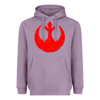 Lavender distressed rebel alliance symbol Heavyweight Hoodie - artisFamous