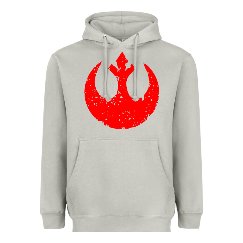 Distressed Rebel Alliance Symbol Heavyweight Hoodie by artisFamous | Teevron