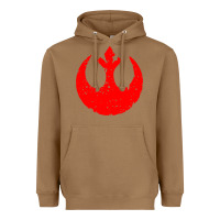 Toasted Coconut distressed rebel alliance symbol Heavyweight Hoodie - artisFamous